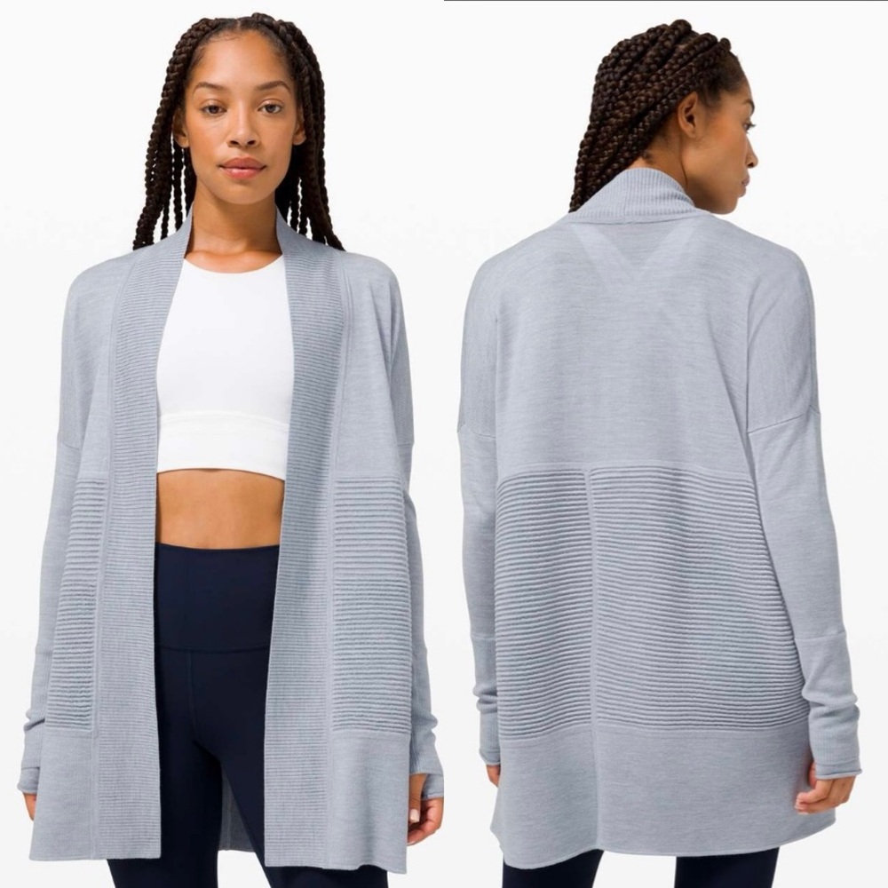 Lululemon Sit In Lotus Merino Wool Wrap - (approx M- L)